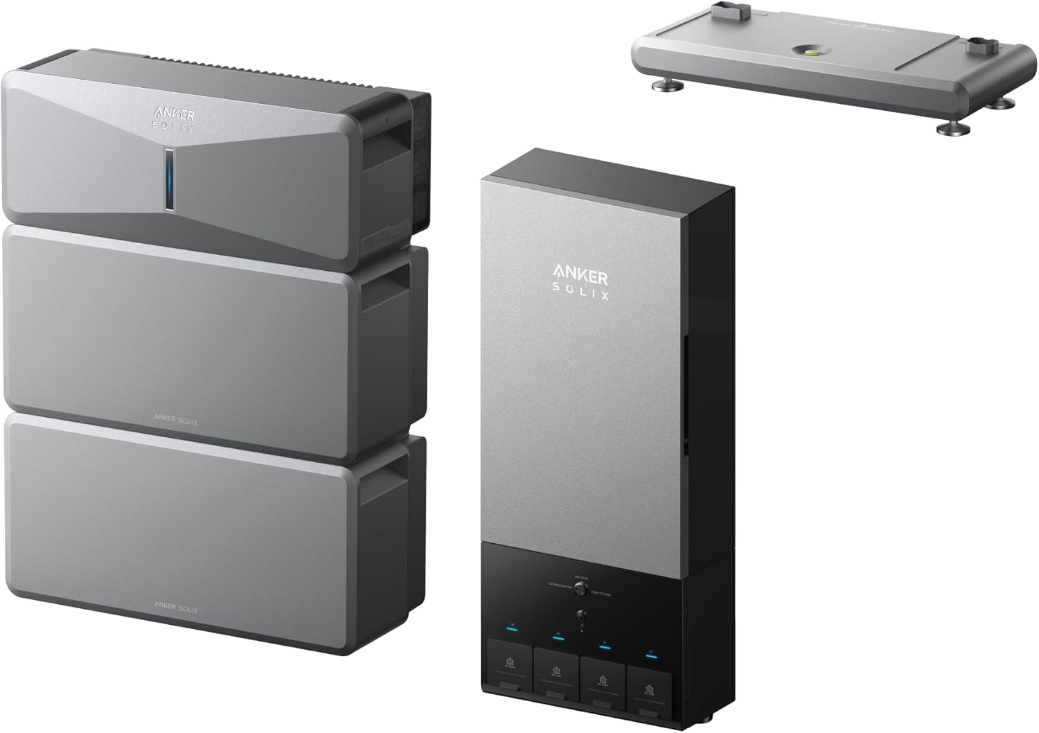 Anker SOLIX E10, Power Dock and Extra Battery, 12kWh Expandable to 90kWh, 10kW Turbo Output, 200A Whole-Home Automatic Backup, Reduce Bills, NEMA 4 & 3R, Up to 12-Month 0% APR