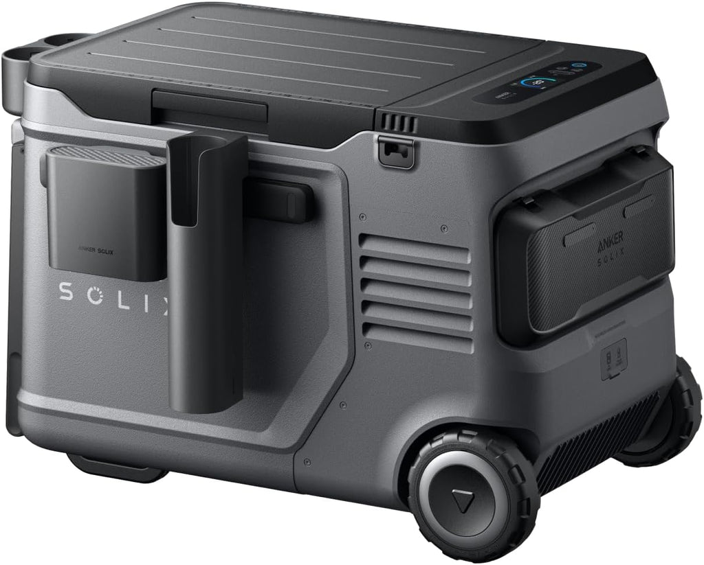 Anker SOLIX EverFrost 2 40L Cooler with Road Trip Kit, 61 qt Car Refrigerator, Electric Cooler with 288Wh Battery, Powered by AC/DC or Solar,for Outdoor Camping, Travel, and Fishing, Fits in Trucks