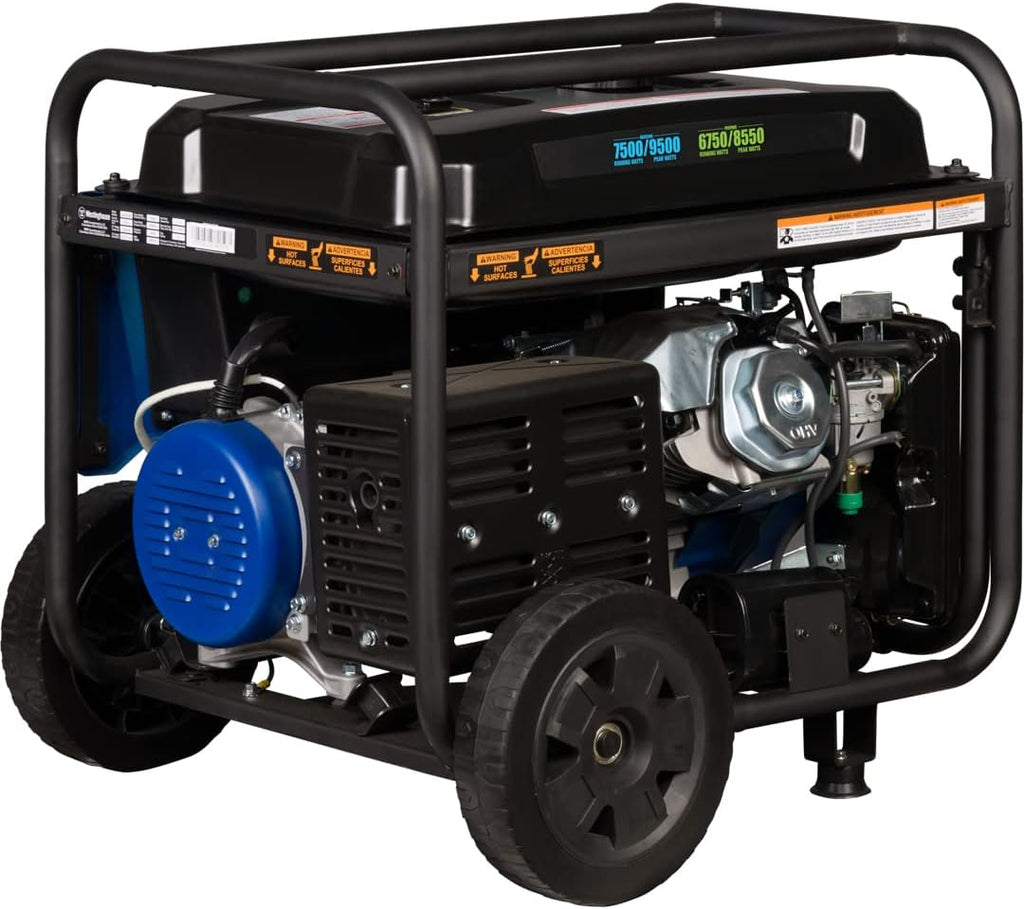 Westinghouse 9500 Peak Watt Dual Fuel Home Backup Portable Generator, Remote Electric Start, Transfer Switch Ready, Gas & Propane Powered