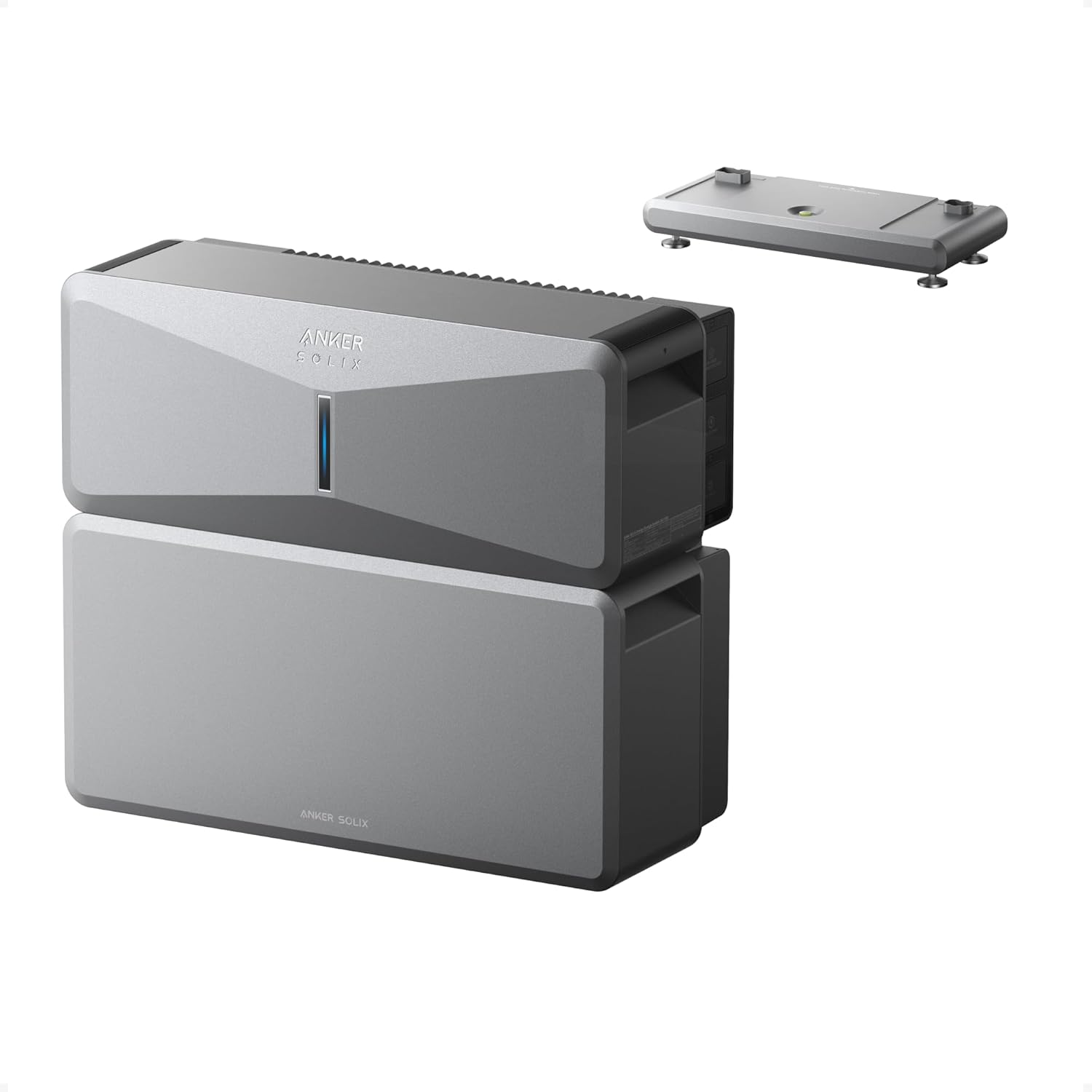 Anker SOLIX E10, 6kWh Battery Expandable to 90kWh, 9kW Solar Input, 7.6kW Rated Output, Generator-Ready, NEMA 4, -4°F to 131°F, Up to 12-Month 0% APR