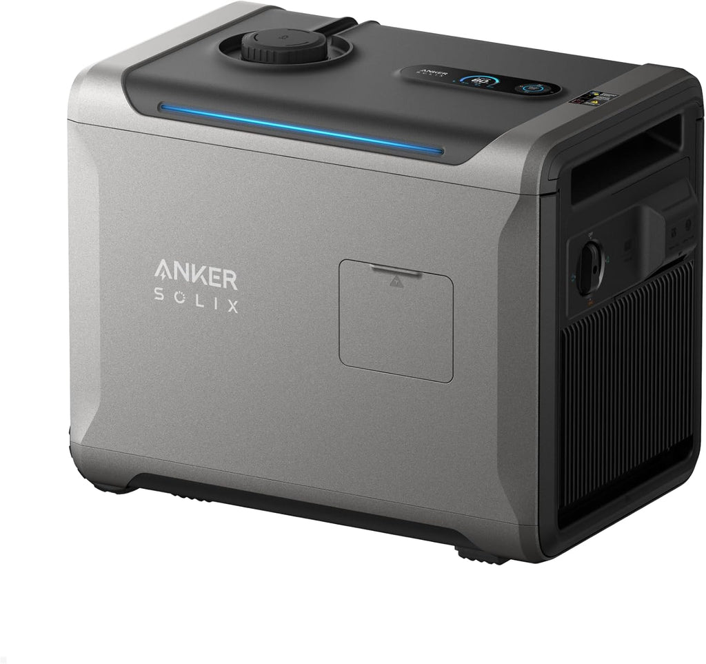 Anker SOLIX Smart Generator 5500, Tri-Fuel, DC Range Extended for E10, 5x Fuel Efficiency, Auto Start-Stop, Maintenance Alerts, Up to 12-Month 0% APR